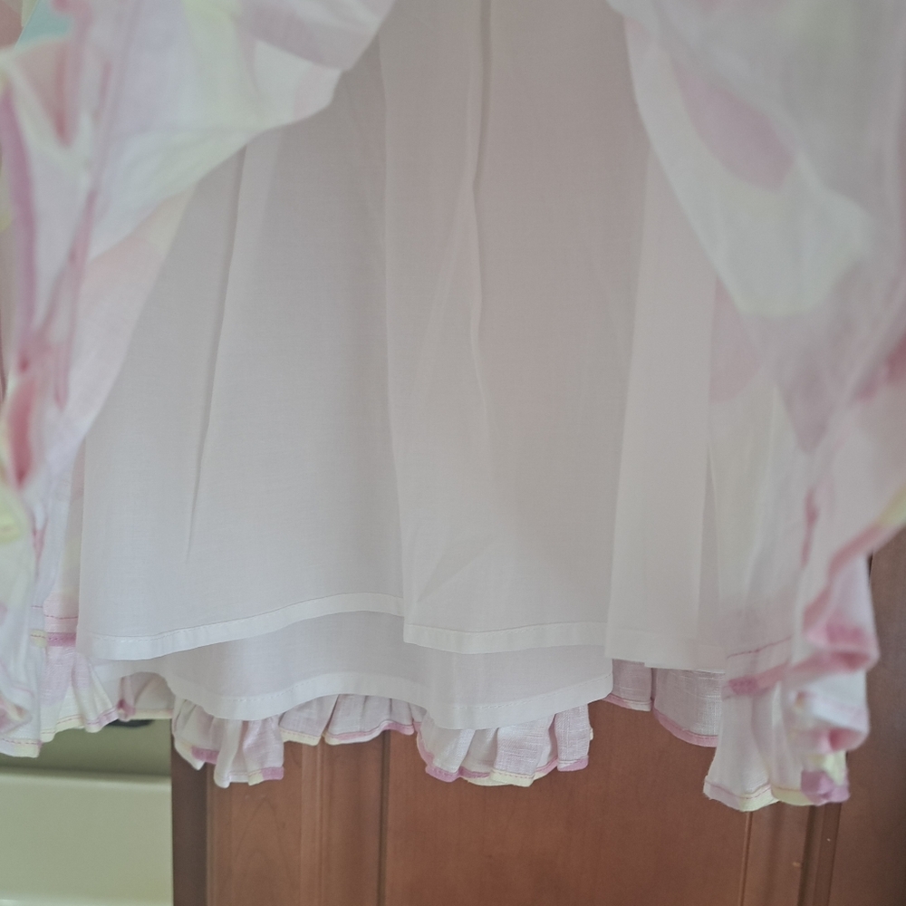 Hill House The Paz Skirt In Candy Keleidoscope Ruffle Tiered Skirt Size Medium - Picture 12 of 15